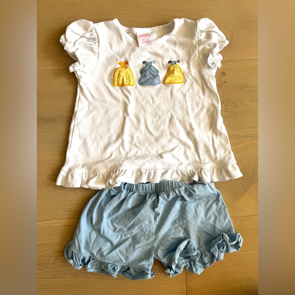 VGUC Princess Dress short set sz 6